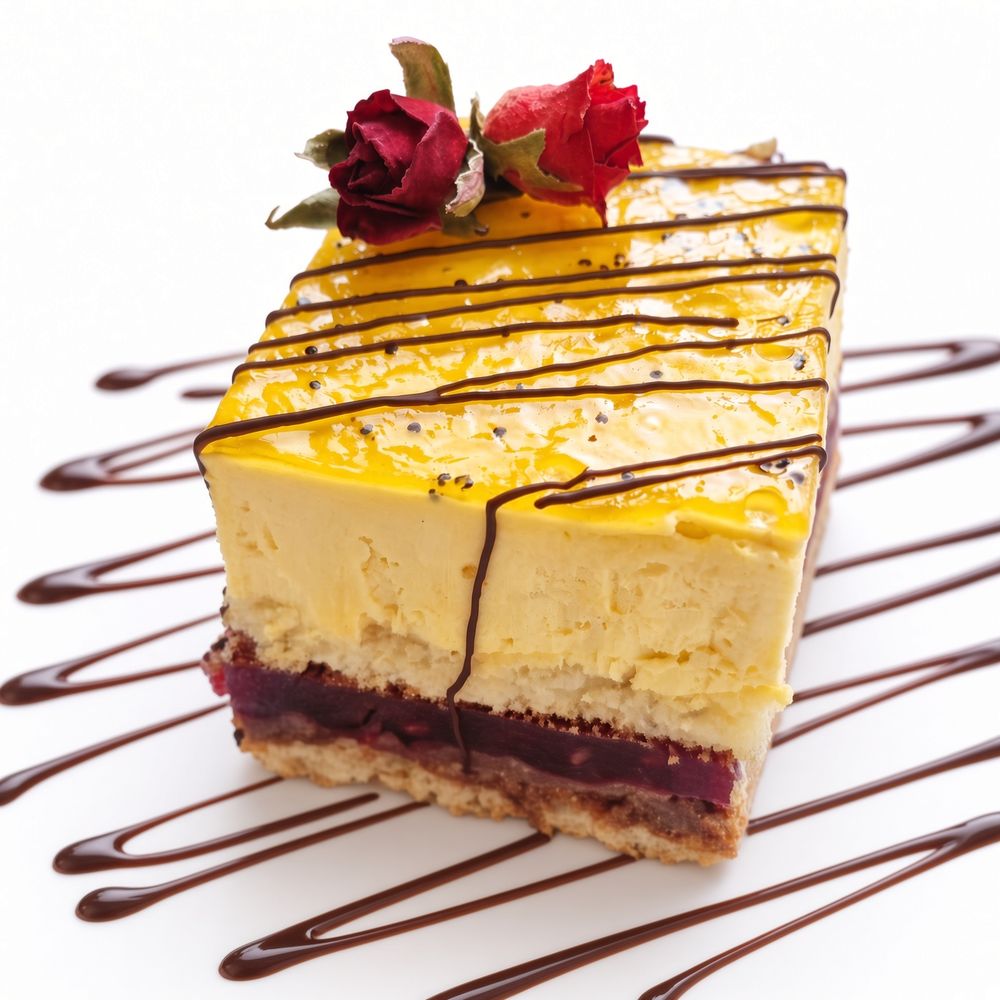 Entremet mangue-rose Pop Factory